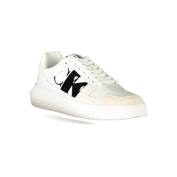 Sneaker in poliestere bianco