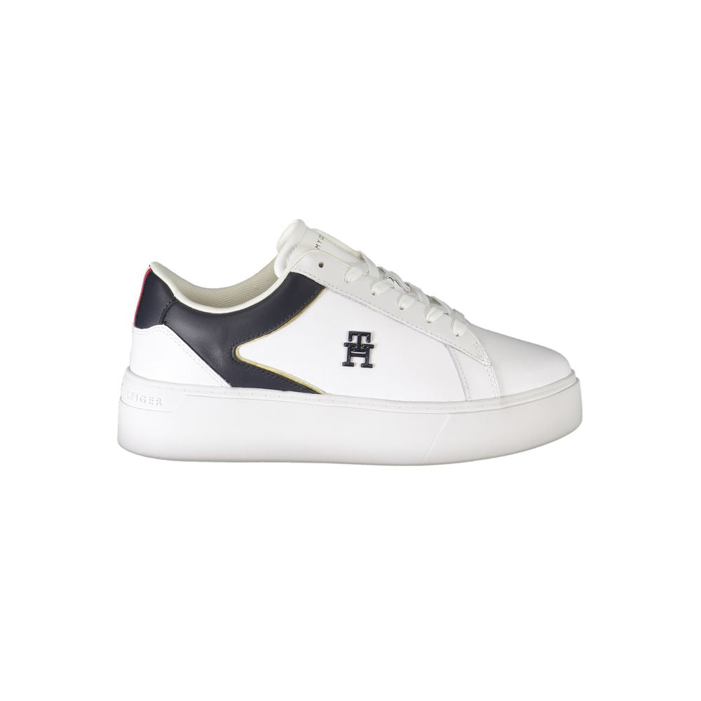 Sneaker in poliestere bianco