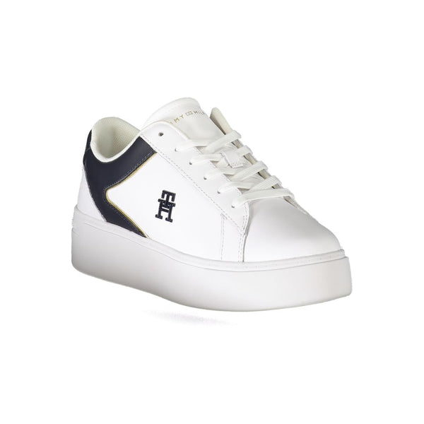 Sneaker in poliestere bianco