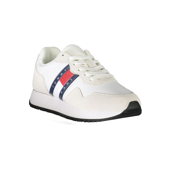 Sneaker in poliestere bianco