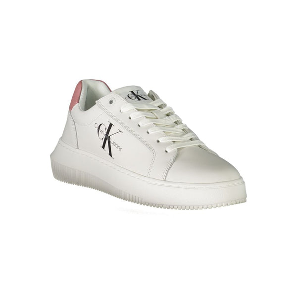 Sneaker in poliestere bianco