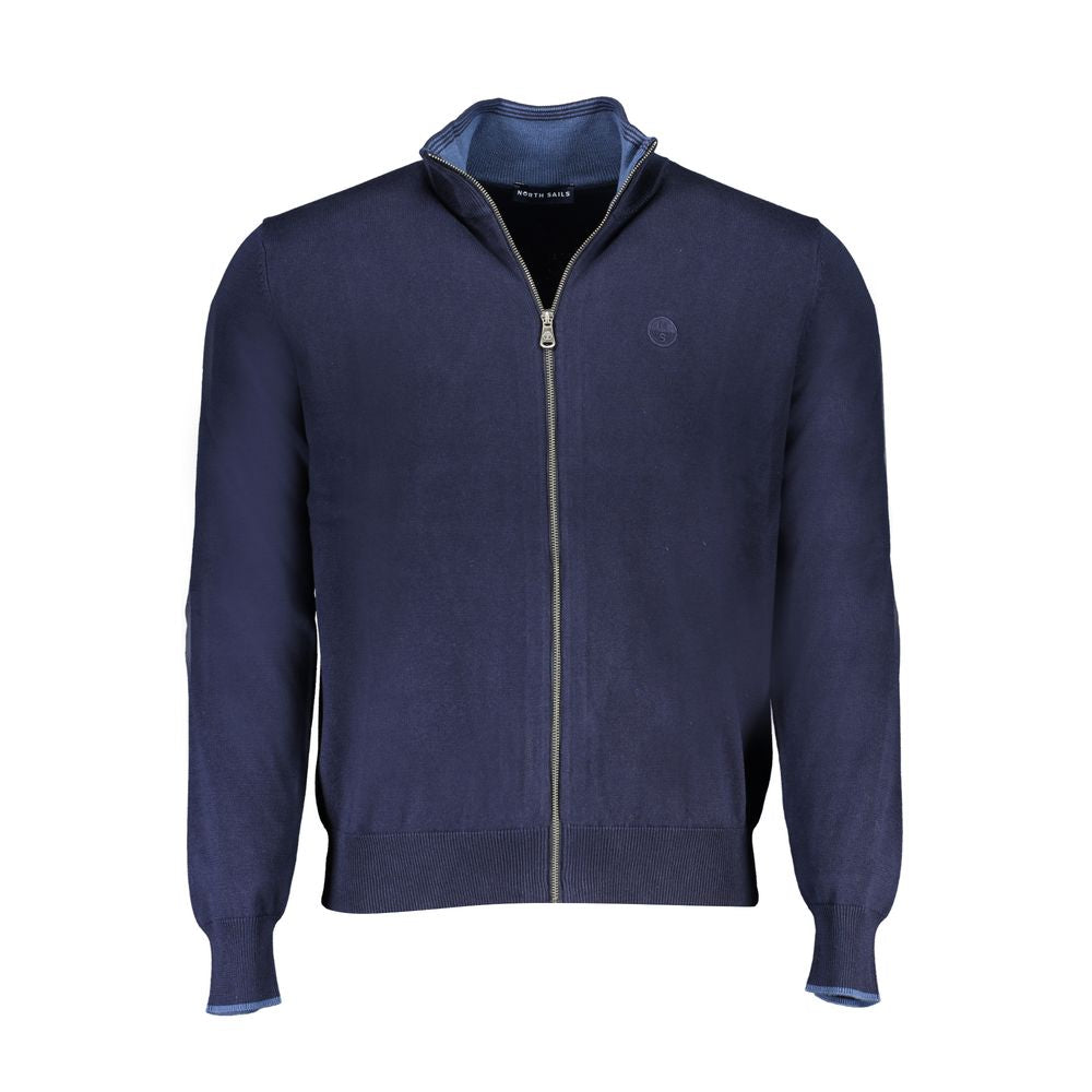 Maglione di cotone blu