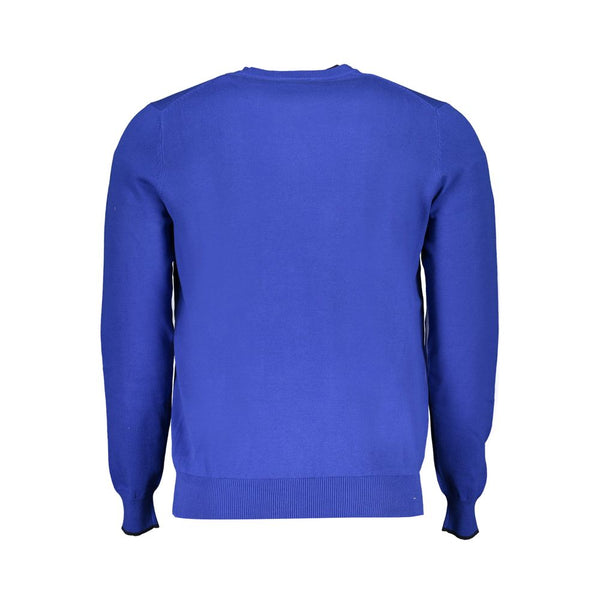 Maglione di cotone blu