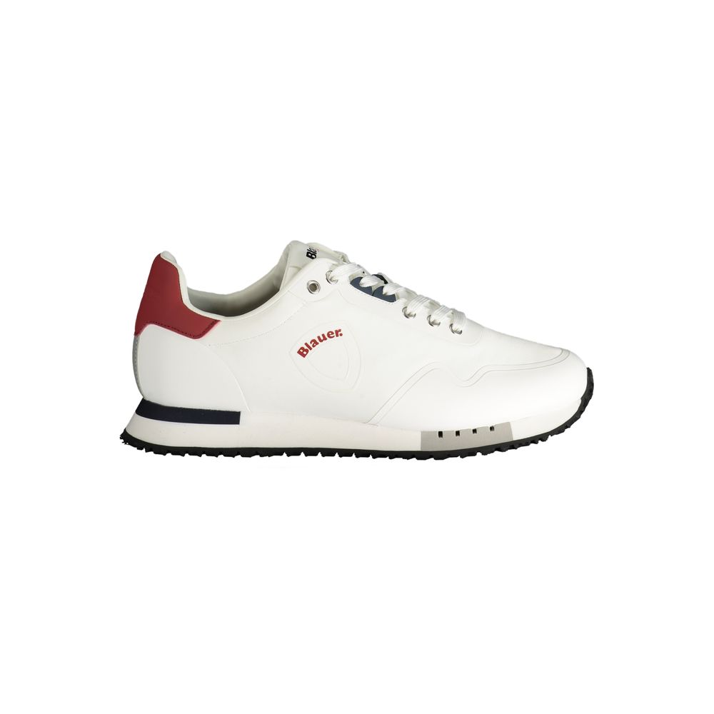 Sneaker in poliestere bianco