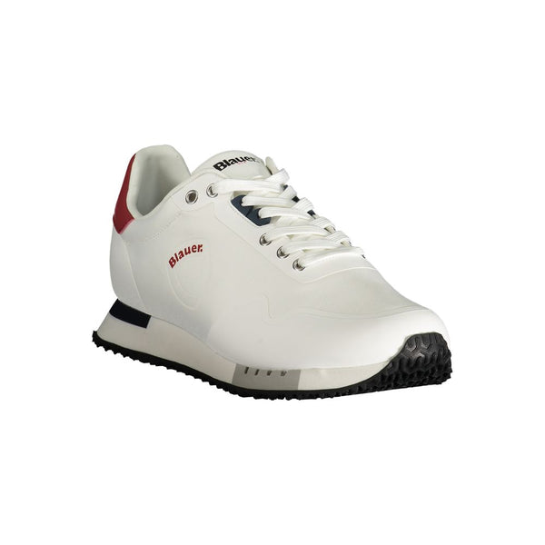 Sneaker in poliestere bianco