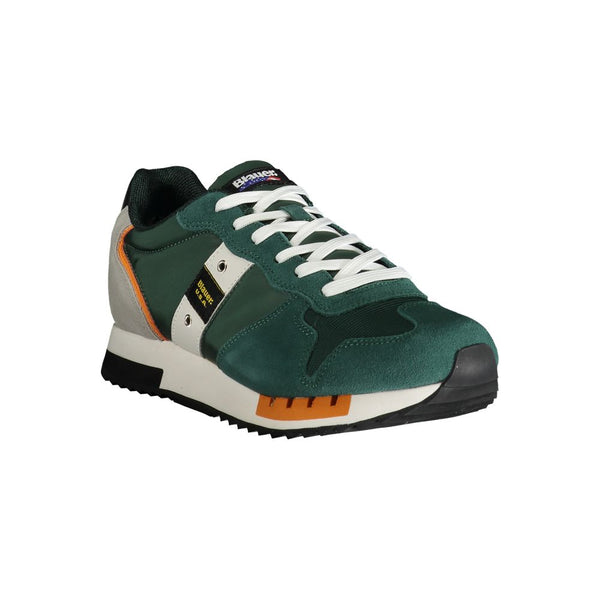 Sneaker in poliestere verde