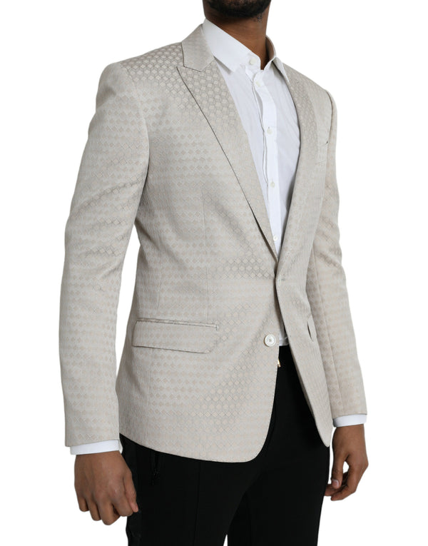 Blazer monopetto beige MARTINI