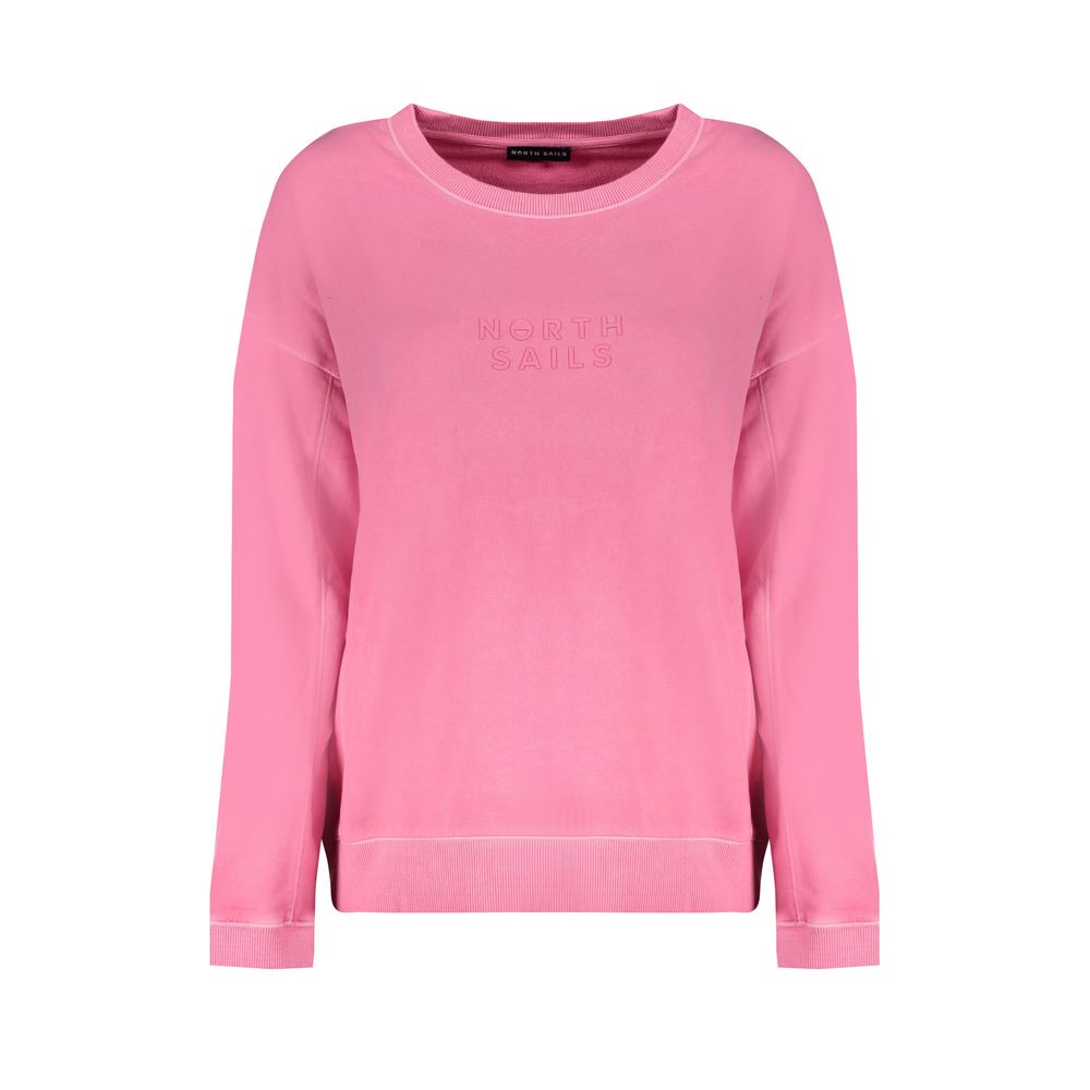 Maglione di cotone rosa