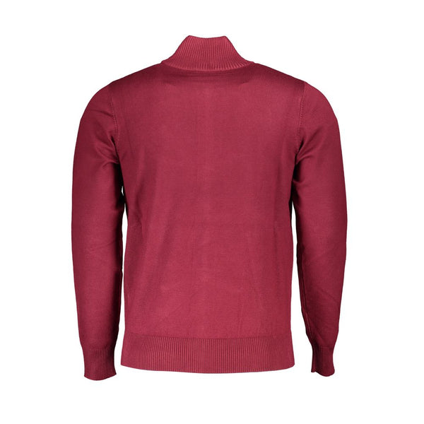 Red Nylon Sweater