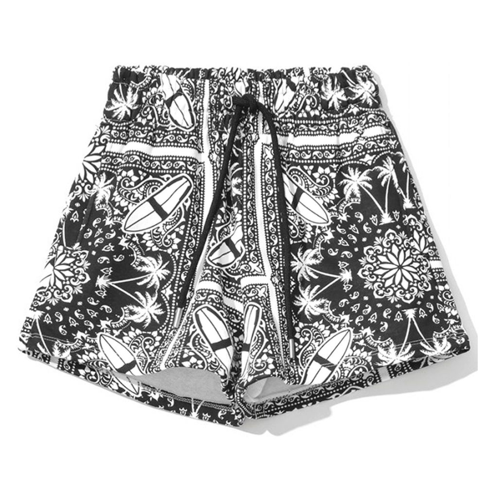 Pantaloncini in cotone monocromatico Chic Palms