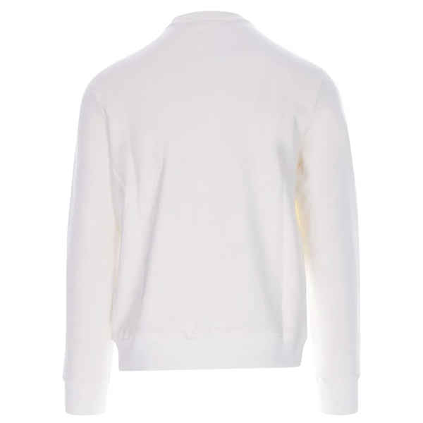 Maglione da uomo in cotone bianco