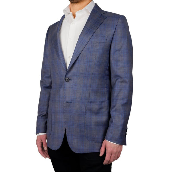 Blazer Vergine in lana blu