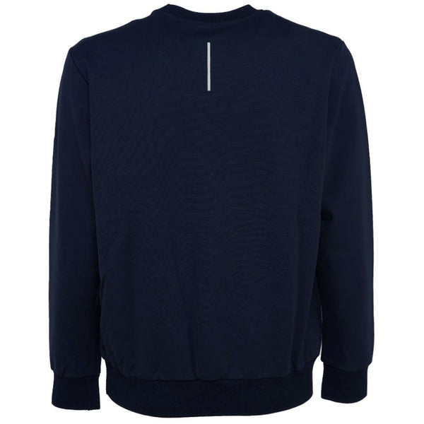 Girocollo in tessuto tecnico Sleek Navy