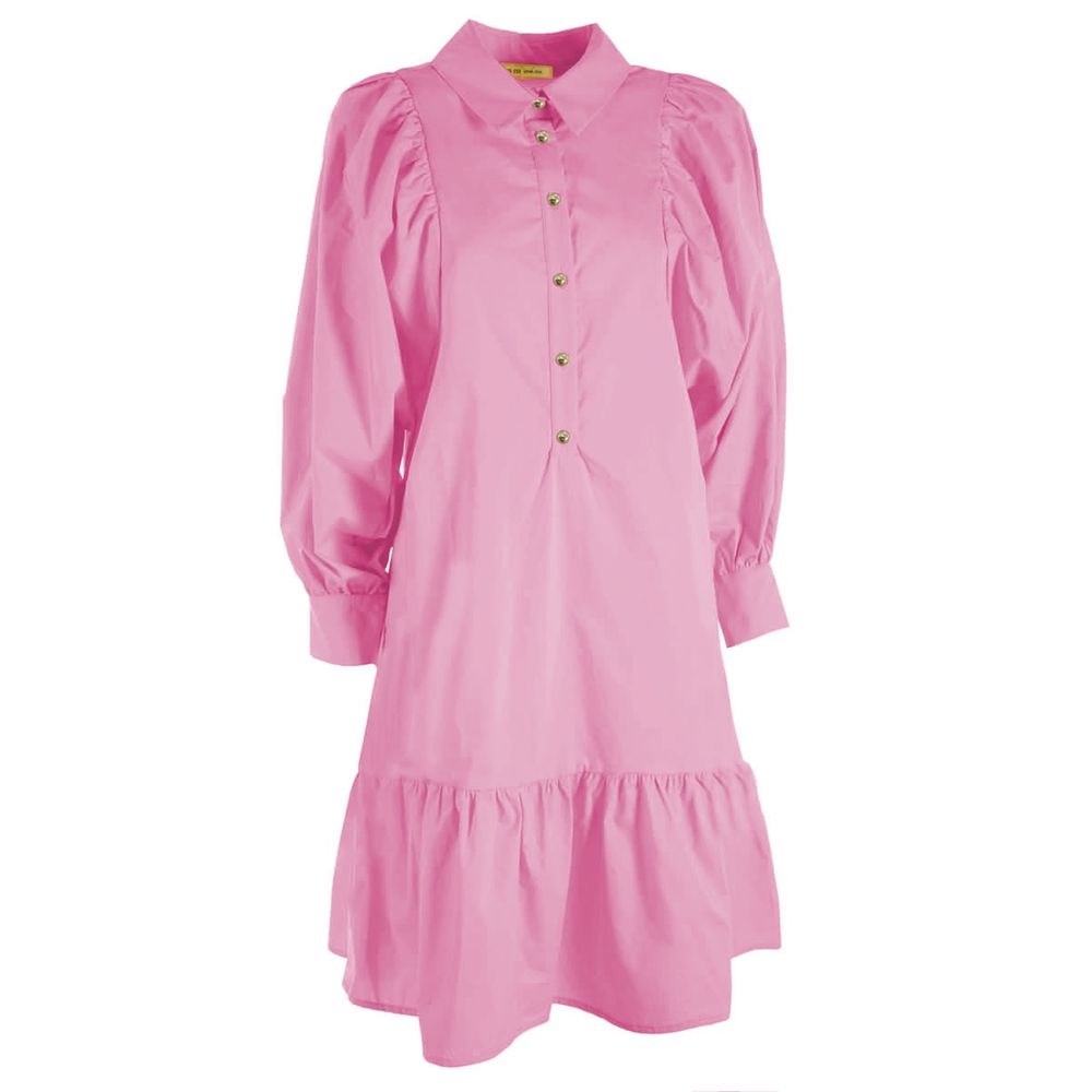 Pink Cotton Women Dress