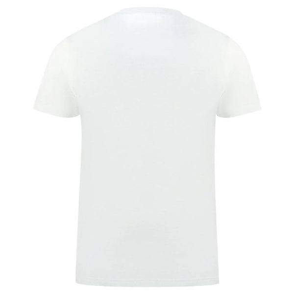 White Cotton Men T-Shirt