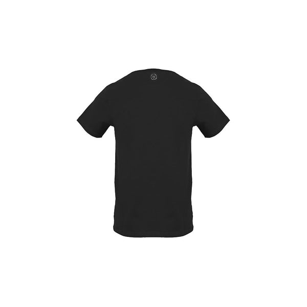 Black Cotton Men's T-Shirt