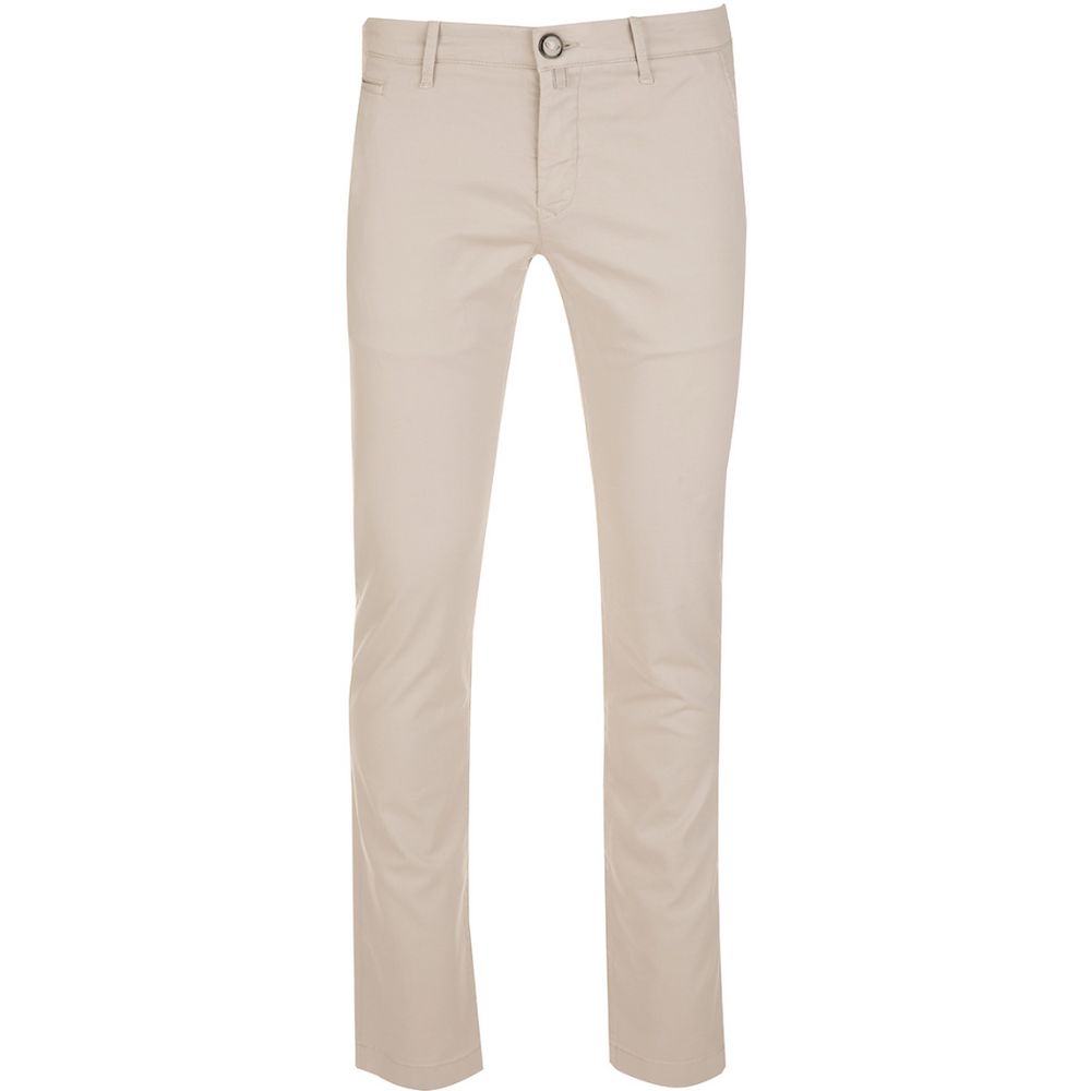 Pantaloni chino in cotone beige - Eleganza slim fit