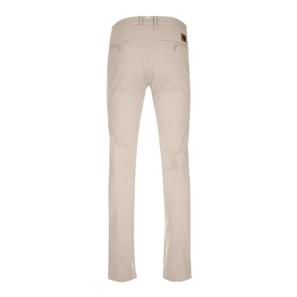 Pantaloni chino in cotone beige - Eleganza slim fit