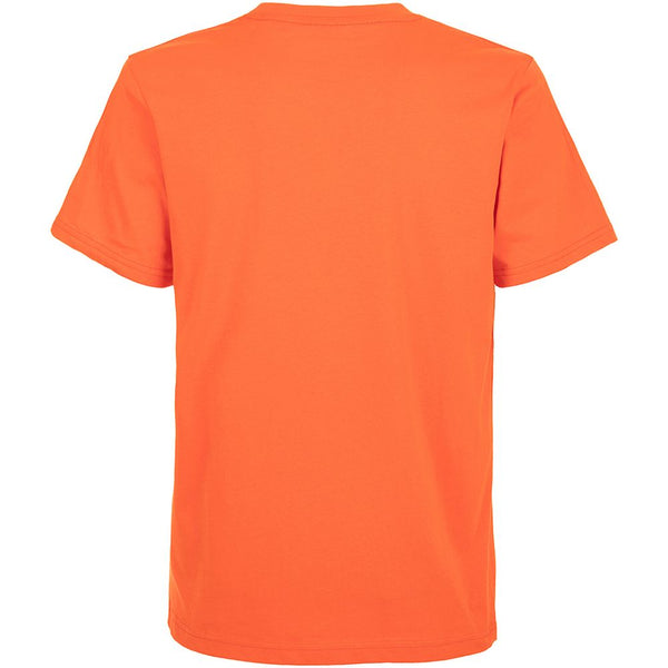 Orange Cotton Men T-Shirt