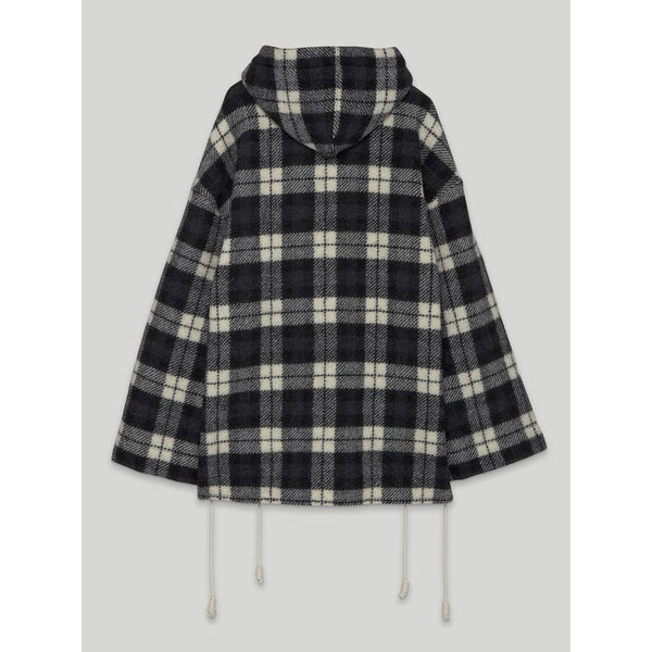 Giacca con cappuccio in cashmere Archival Check