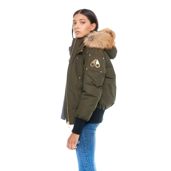 Army Nylon Women Bomber Jacket