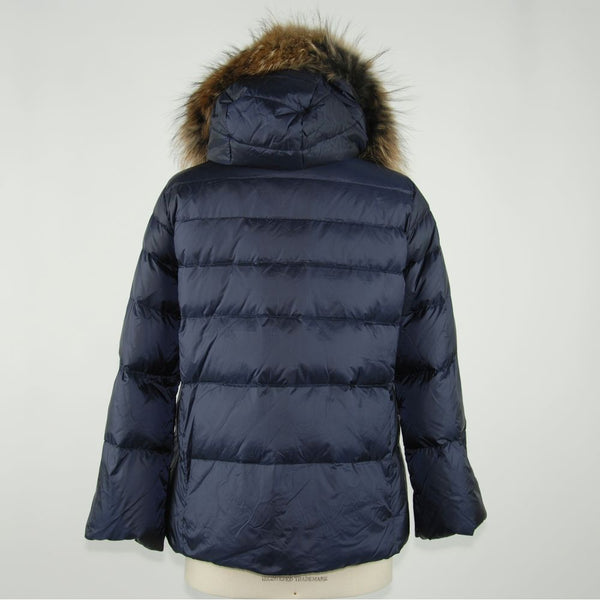 Blue Polyamide Women Jacket