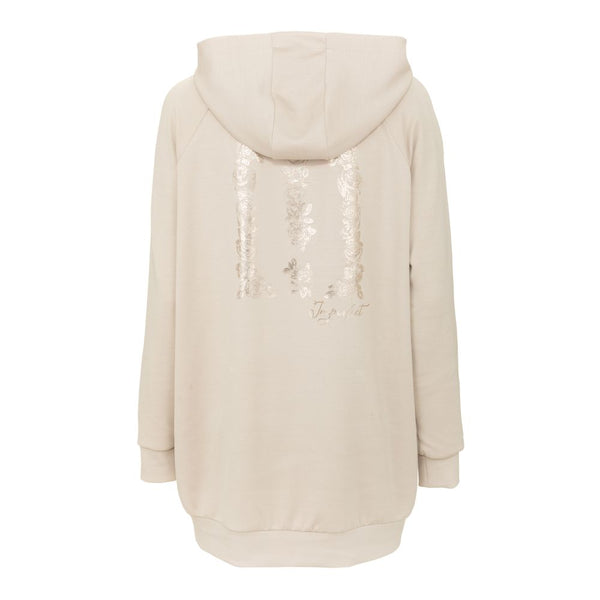 Beige Polyester Women Sweater