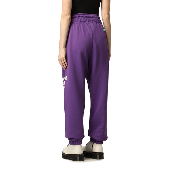 Purple Cotton Women Pant