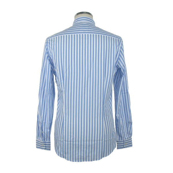 Elegant Light Blue Long Sleeve Shirt