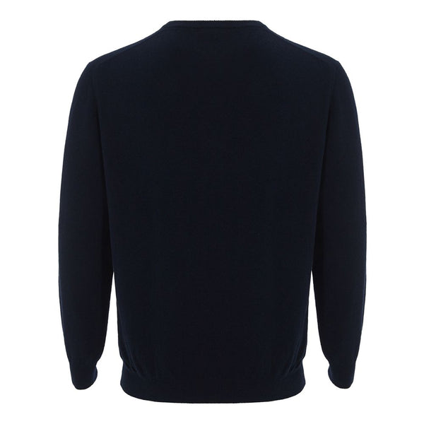 Maglione elegante da uomo in cashmere blu