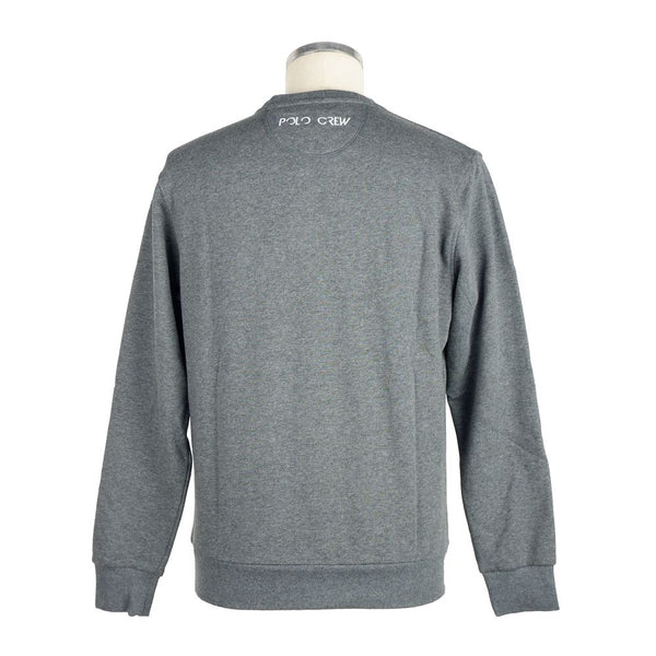 Maglione da uomo in cotone grigio