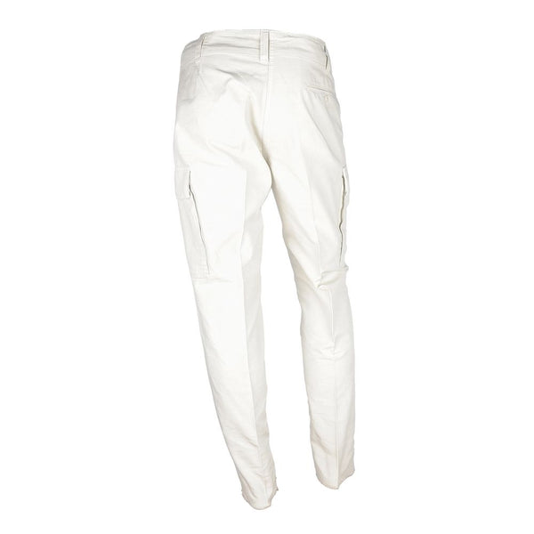 Pantaloni da uomo in cotone bianco