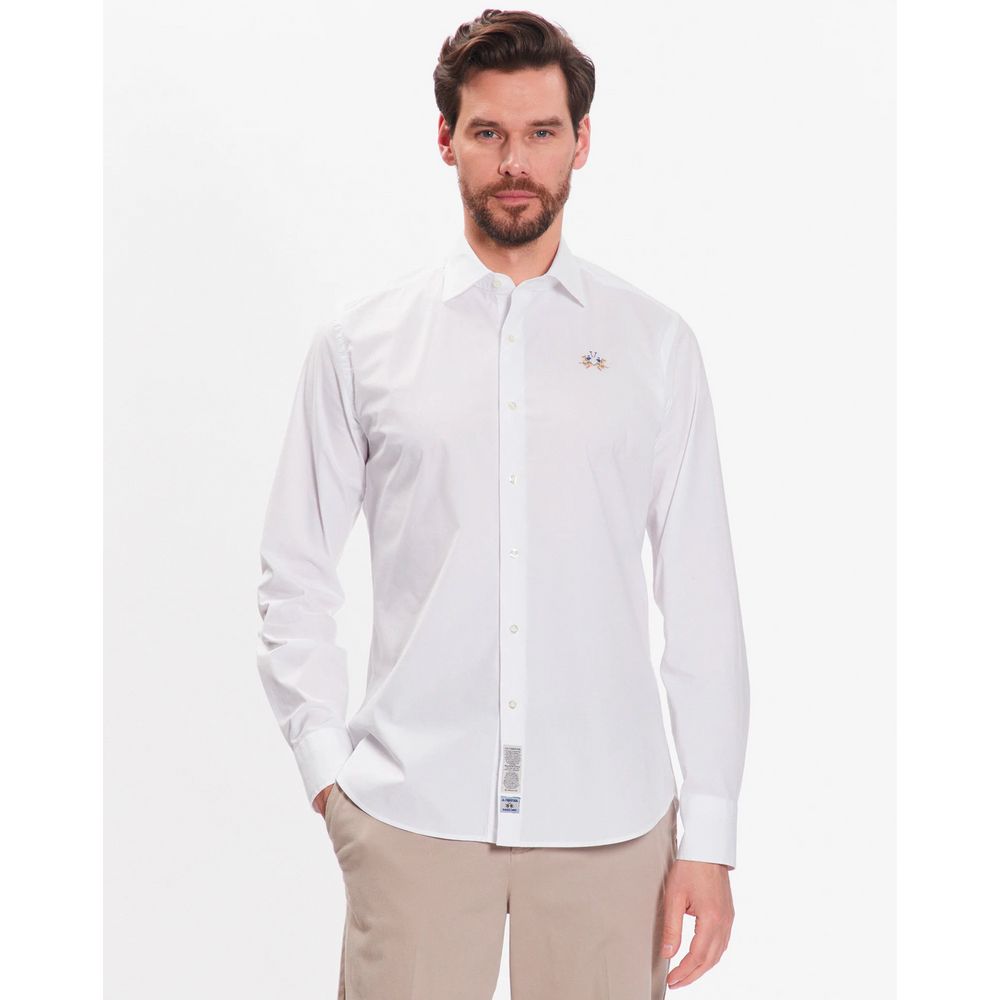 Camicia in cotone bianco