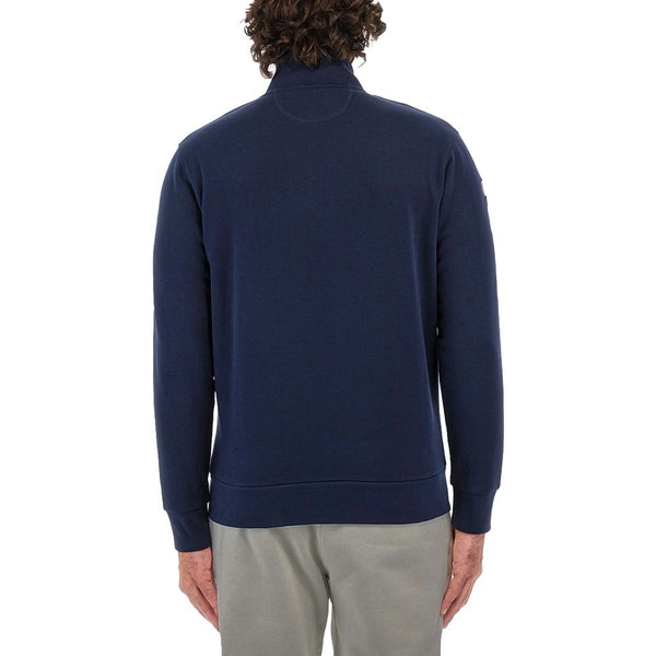 Maglione di cotone blu