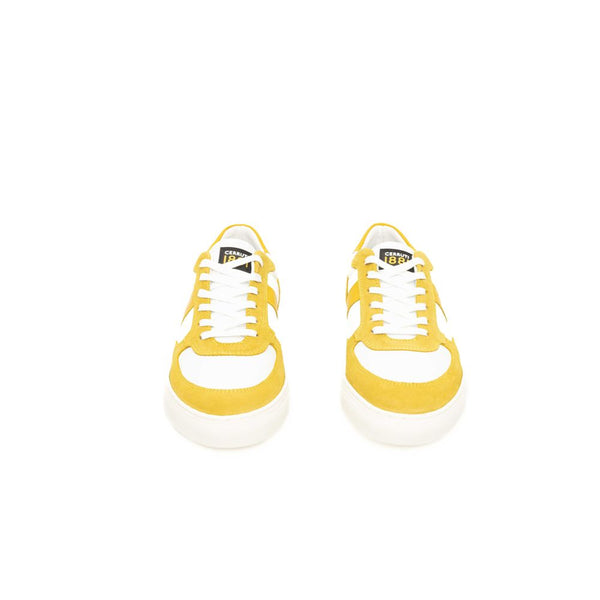 Yellow Leather Men's Sneaker