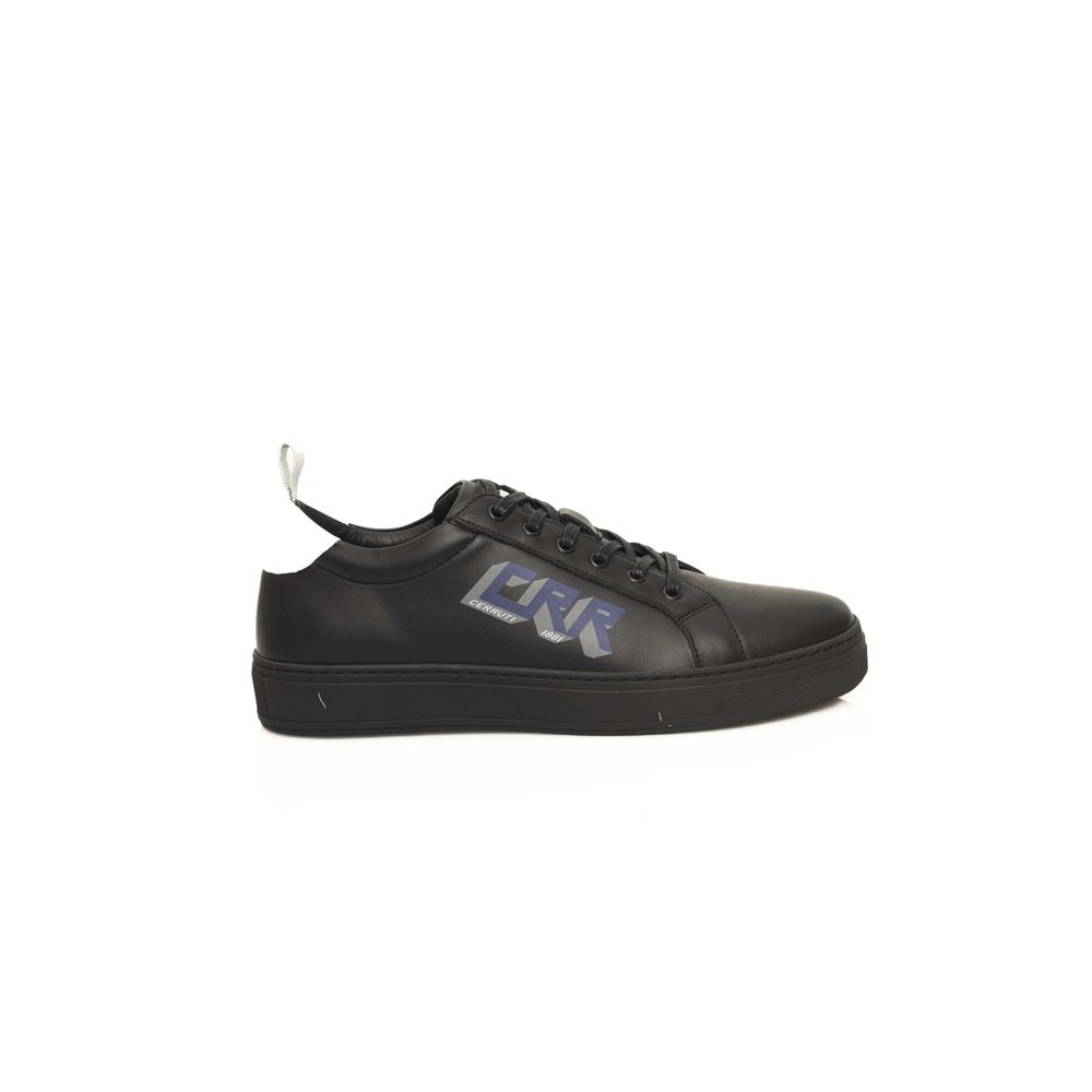 Sneaker uomo in pelle nera