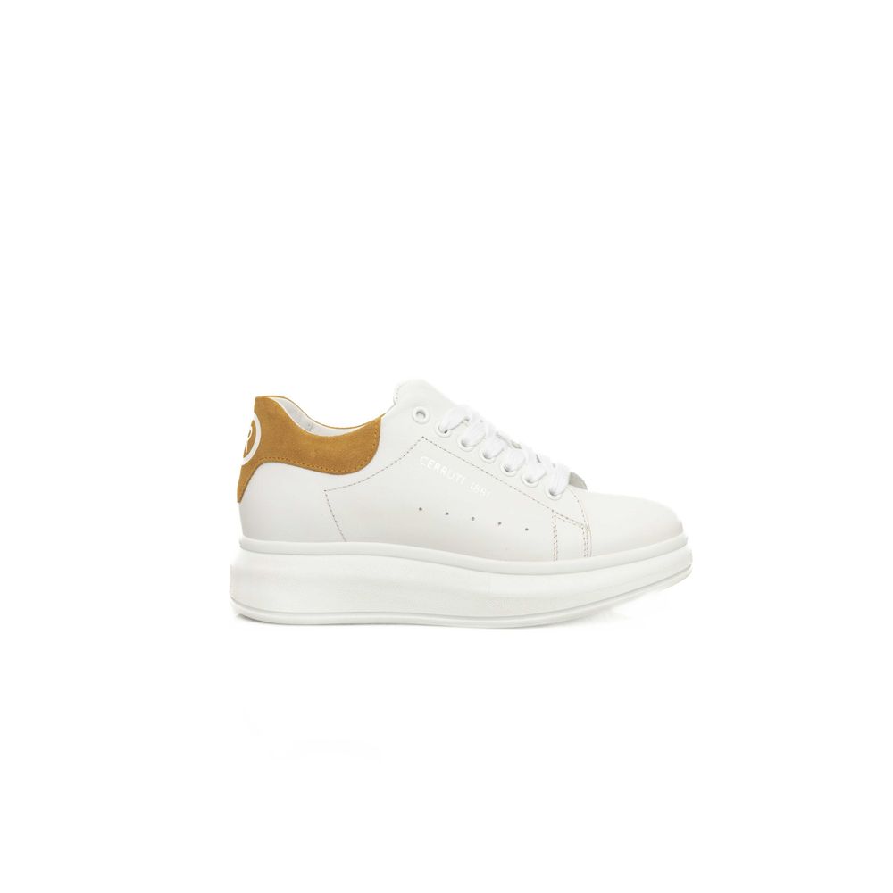 Sneaker donna in pelle bianca