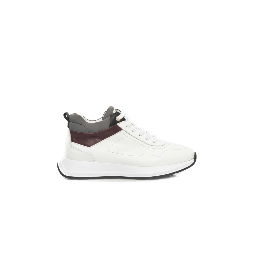 Sneaker donna in pelle bianca