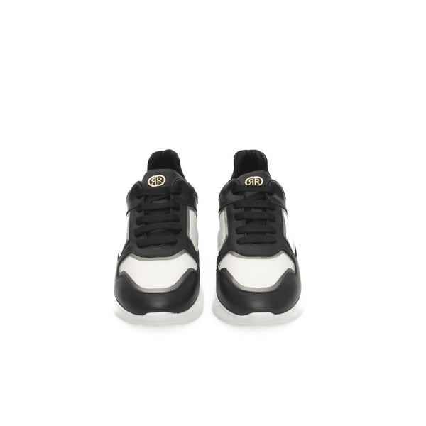 Sneaker donna in pelle nera