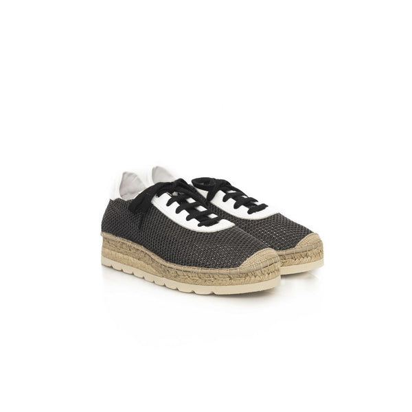 Sneaker uomo in pelle nera