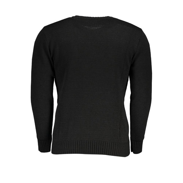 Maglione nero in acrilico