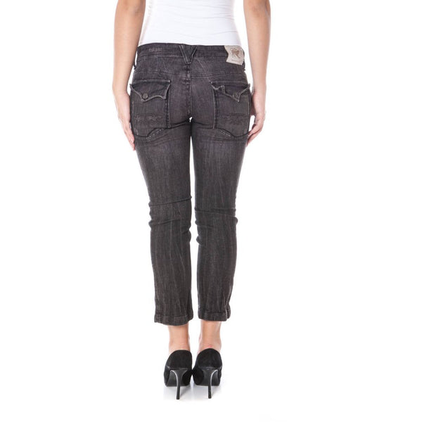 Jeans e pantaloni in cotone nero