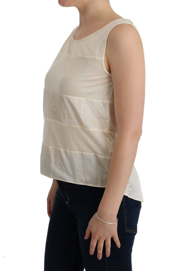 Top senza maniche beige in modal - Elevated Basics