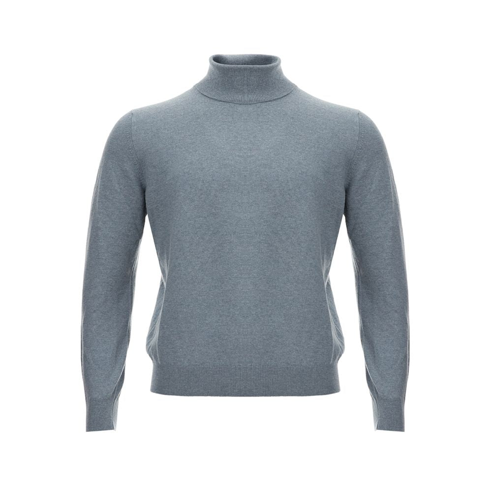 Maglione elegante da uomo in cashmere grigio