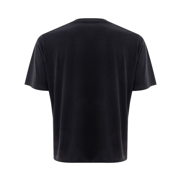 Black Cotton T-Shirt