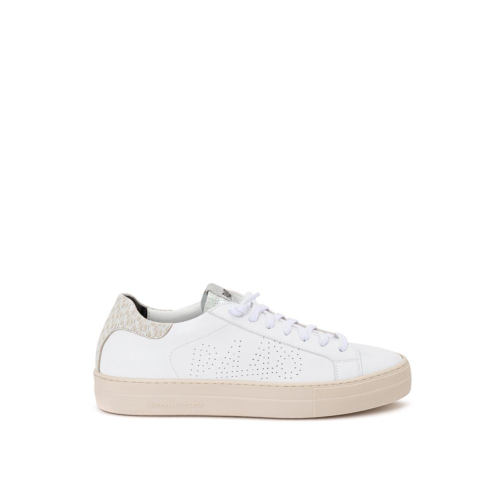 Sneakers in pelle bianca Calzature casual eleganti