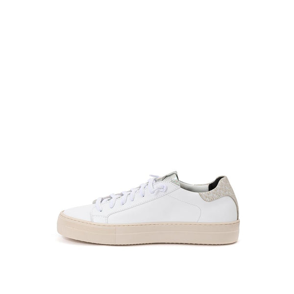 Sneakers in pelle bianca Calzature casual eleganti