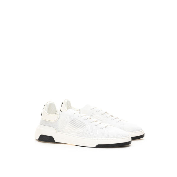 Sneakers eleganti in pelle bianca