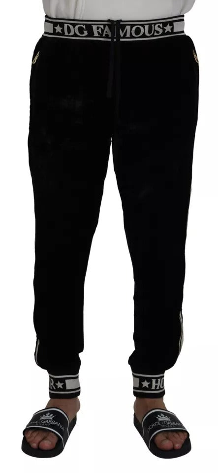 Black Jogger Jogging Trouser Cotton Pants