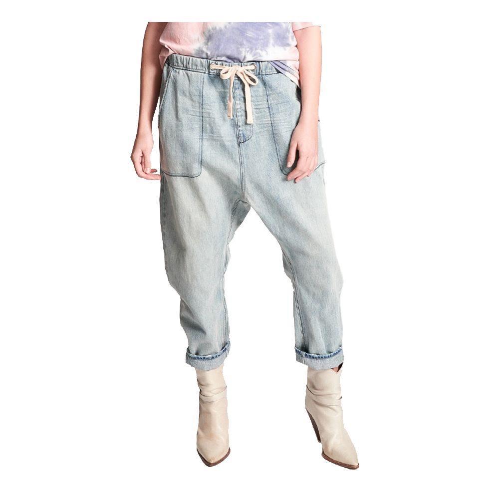 Blue Cotton Jeans & Pant